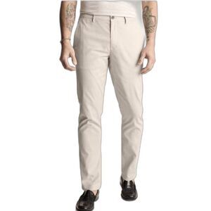 Bonobos Men's Beige Tan Flat Front Straight Leg Classic Chino Pants Sz 36 X 34